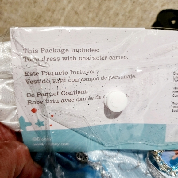 NWT Disney Baby Cinderella Infant Costume Halloween Cosplay Tulle Dress Tutu EUC - Picture 6 of 6